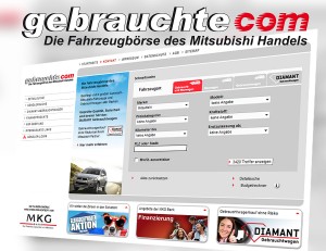 Relaunch der Mitsubishi Fahrzeugbörse